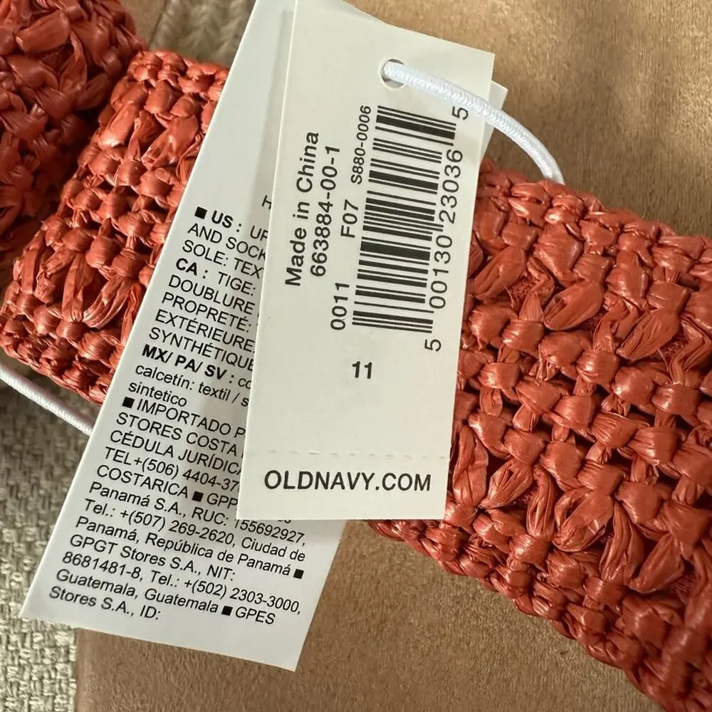 Old Navy Ginger Spice Double-Strap Espadrille Sandals